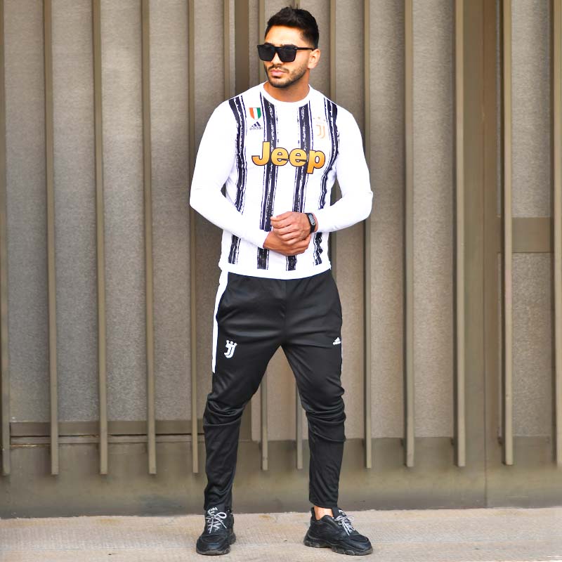 ست ورزشي تيشرت شلوار يوونتوس مردانه مدل Rabin