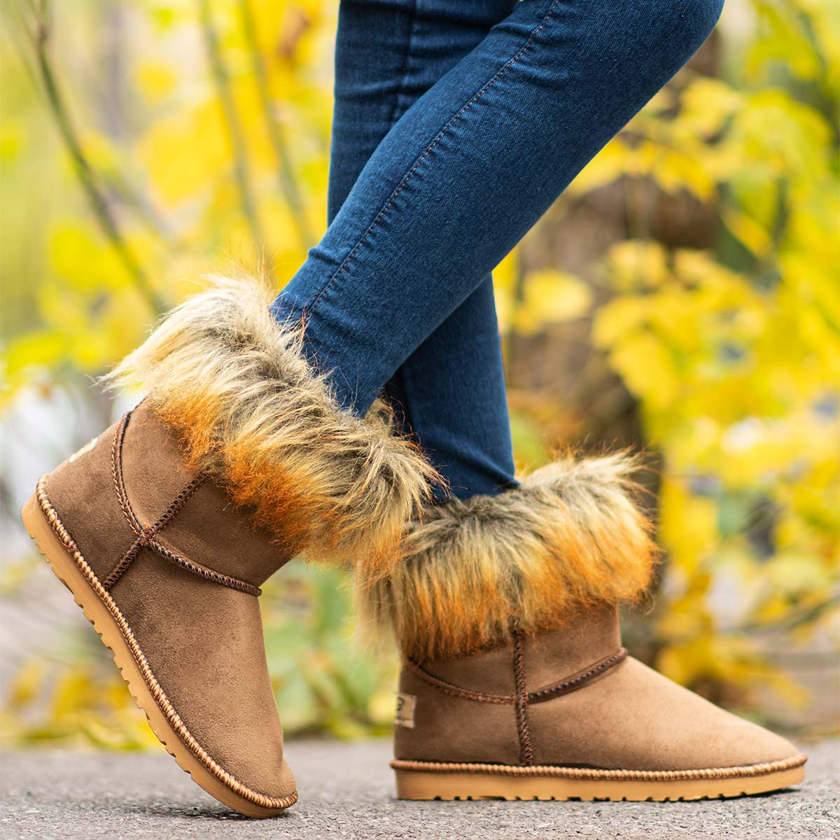 کفش ساقدار دخترانه atlas قهوه ای