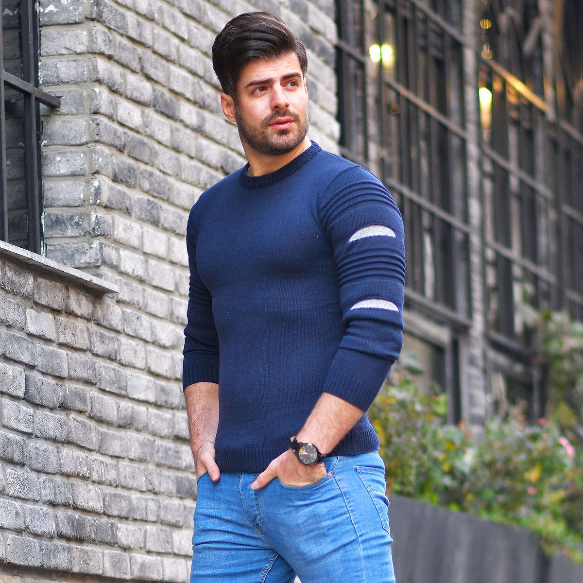 پلیوربافت مردانه مدلELYAD