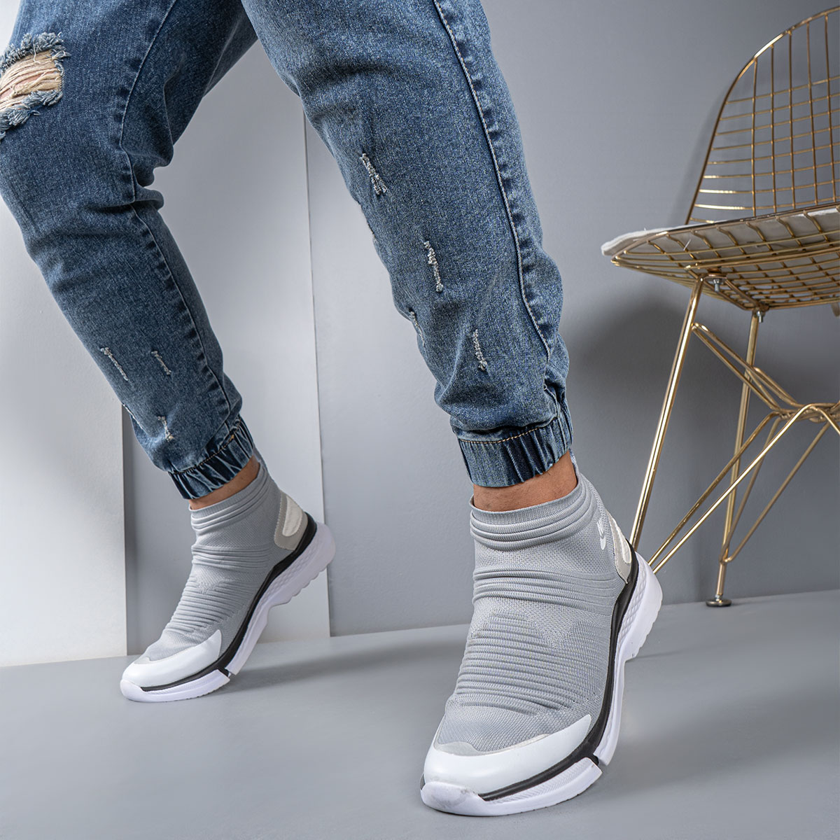 کفش ساقدارطوسی مردانه مدل Holden