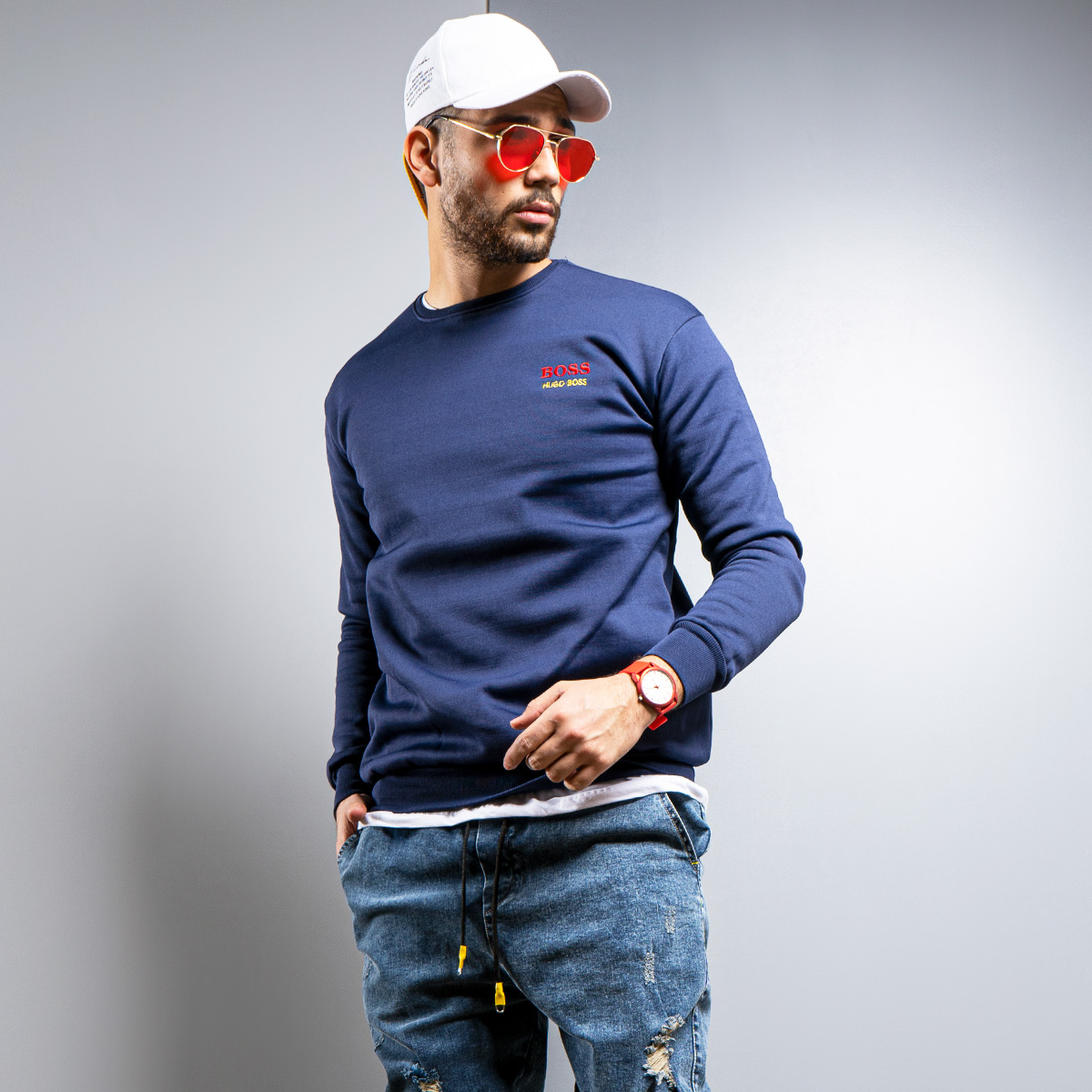 پلیورمردانه Boss مدل Anar