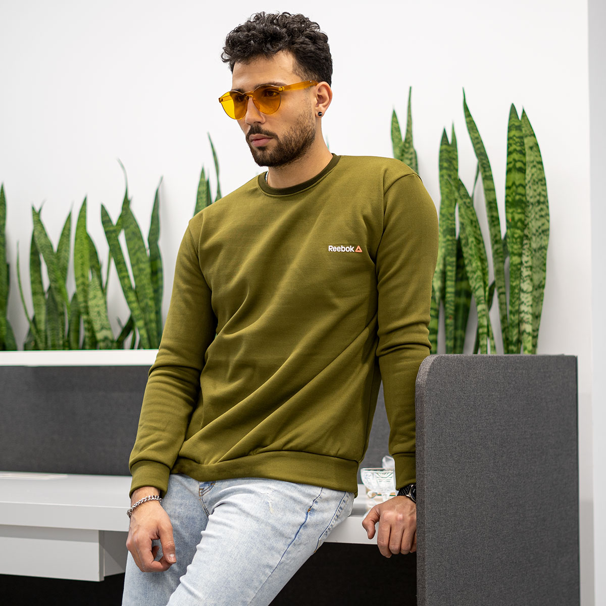 پلیور تو کرکی مردانه سبزمدل Zaniar