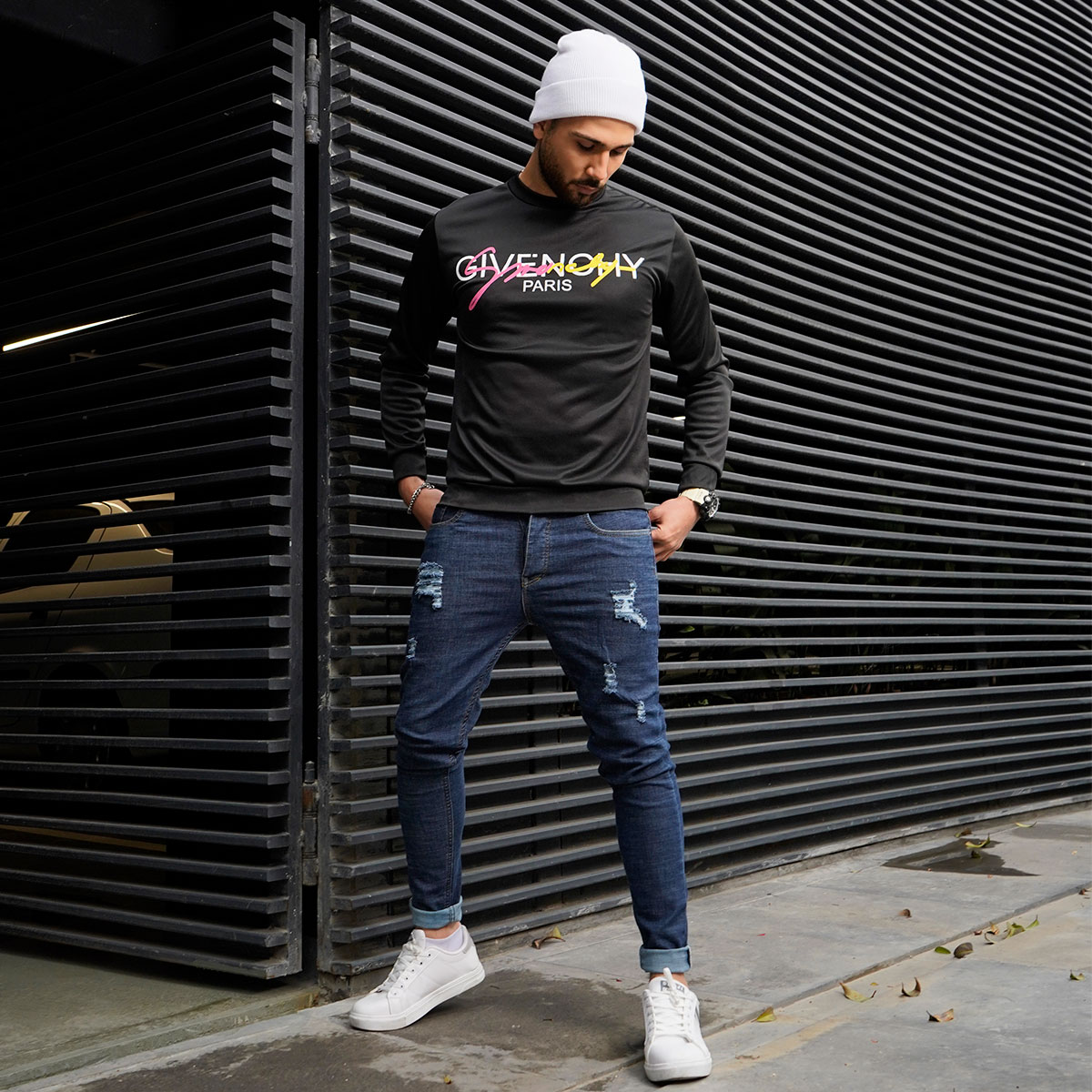 تیشرت آستین بلند مردانه مدل Mahir