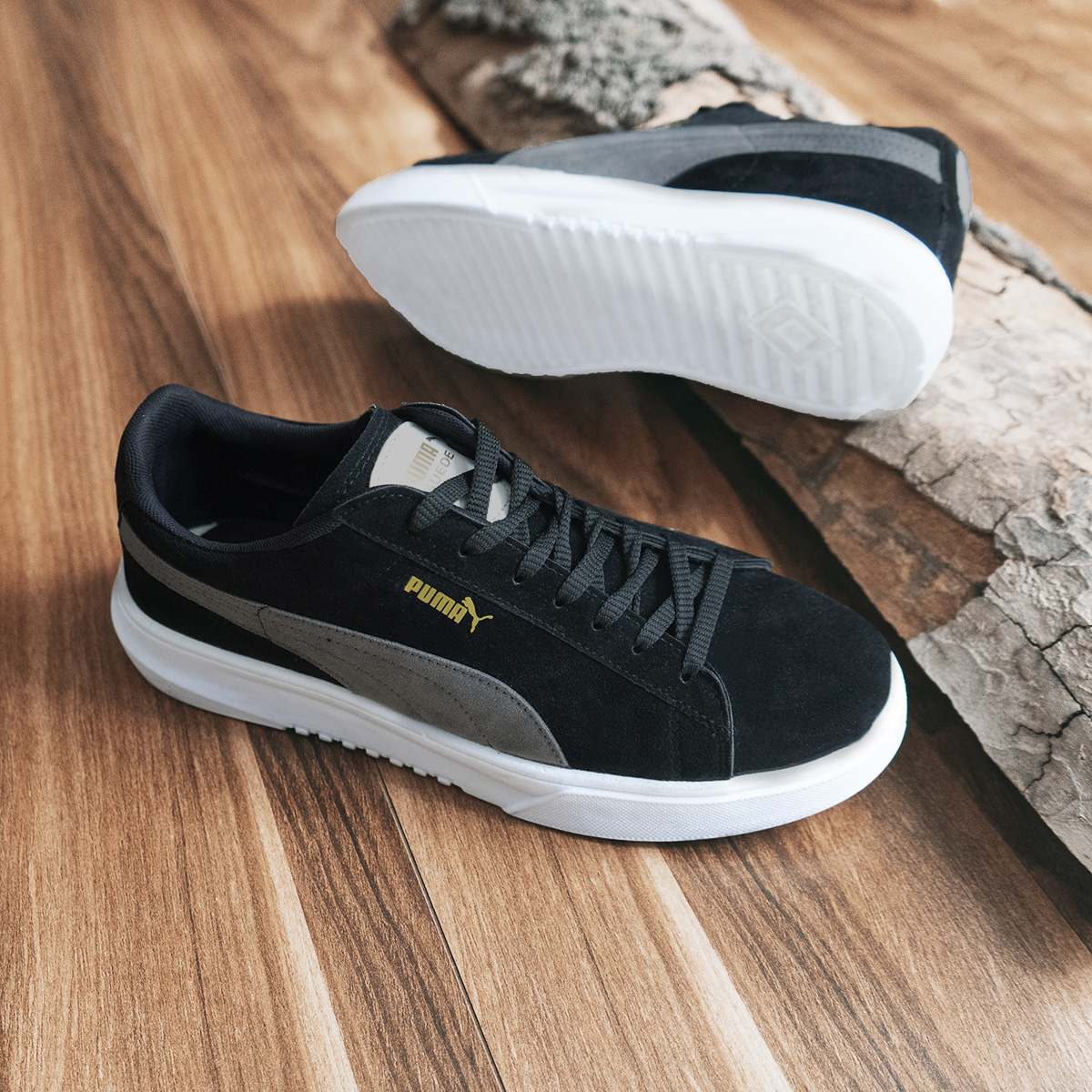 کفش مردانه puma مدل Panju رنگ مشکی طوسی