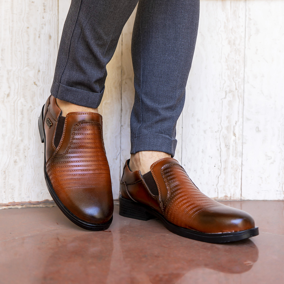 کفش ecco مردانه قهوه ای مدل Vinsert