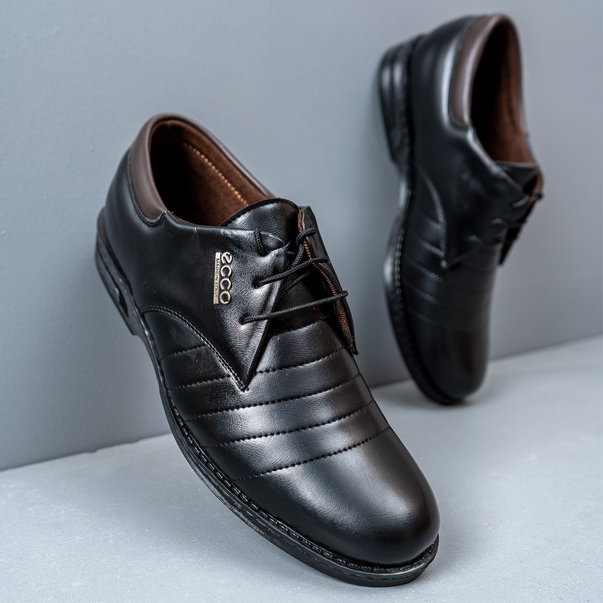 کفش مردانه ecco مشکی مدل Carver