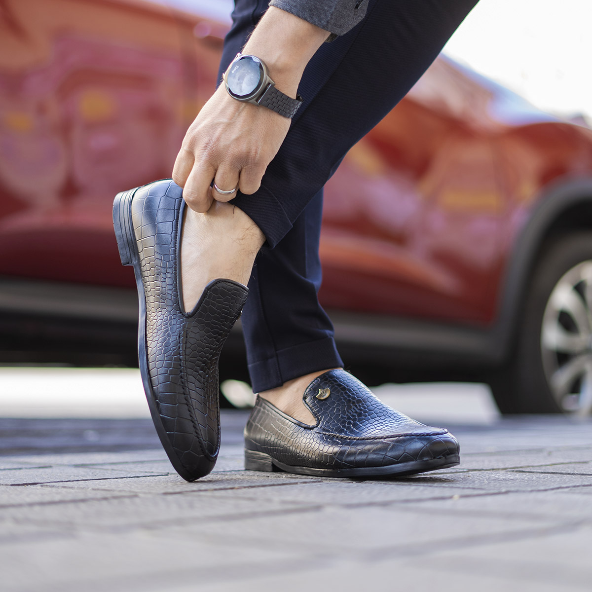 کالج پوست ماری مردانه رنگ مشکی مدل Efer