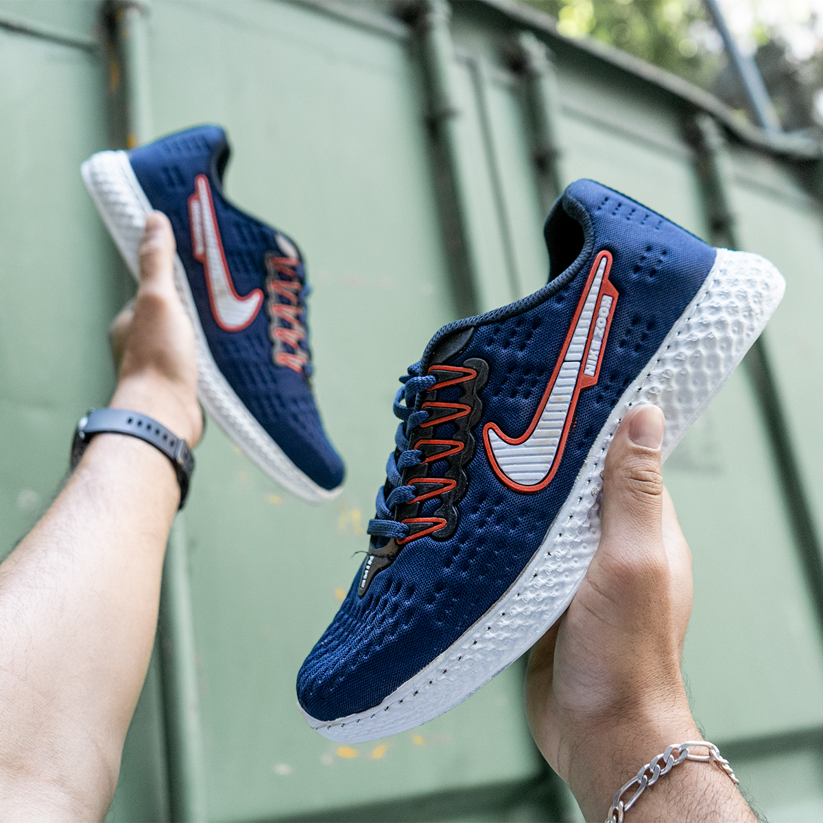 كفش ورزشي Nike مردانه سرمه اي مدل vamsi