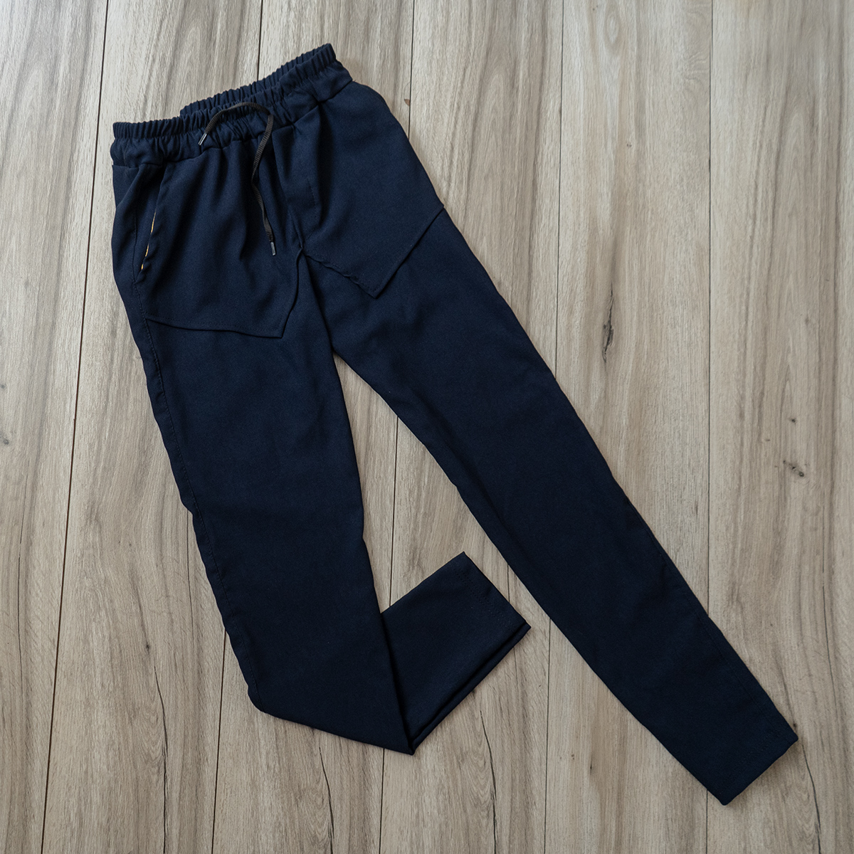 شلوار اسلش جیب دوبل مردانه سرمه ای مدل Nambi