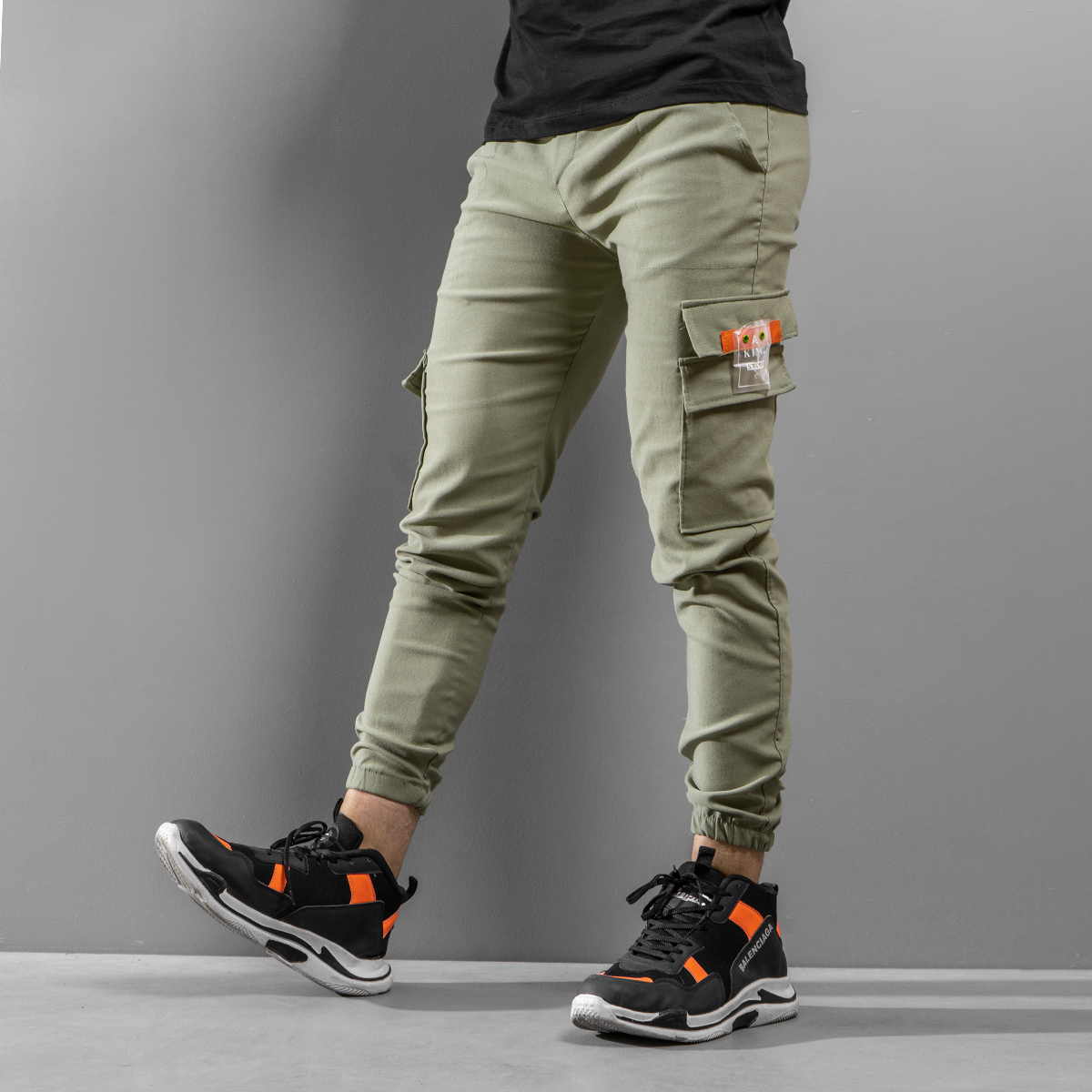 شلوار اسلش مردانه سبز مدل Morgan