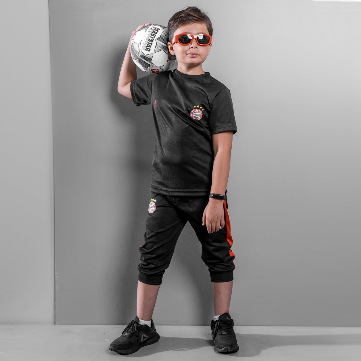 ست بچگانه تیشرت شلوارک بایرن مونیخ مدل Z114