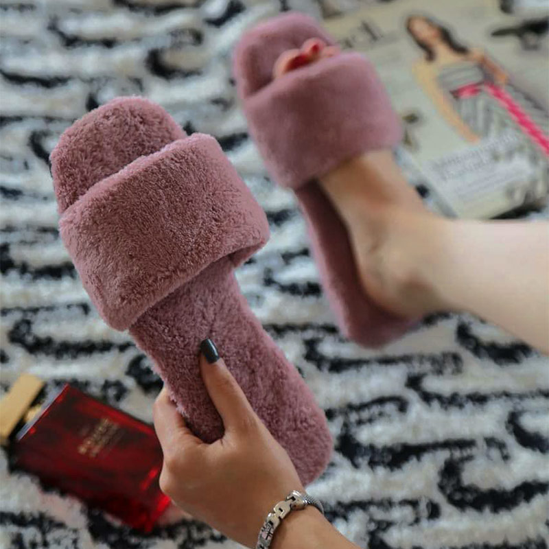 دمپایی حوله ای زنانه صورتی مدل Satin(T)