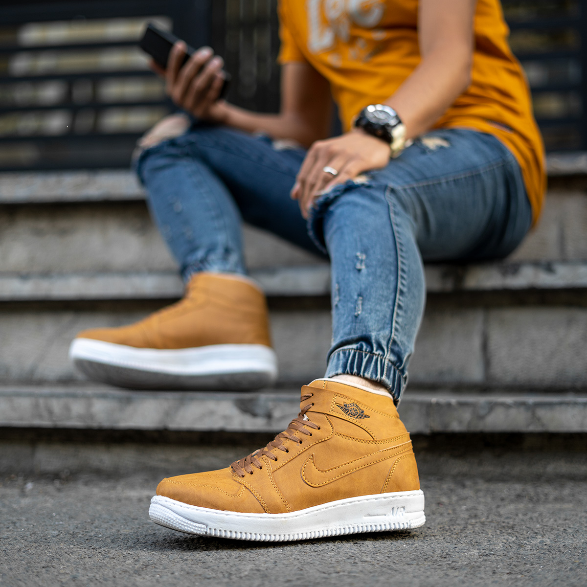 کفش نیم بوت نایک مردانه مدل Doman