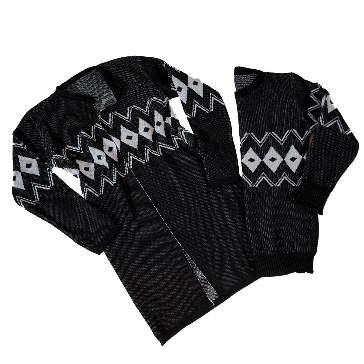 ست بافت مشکی مدل Barino