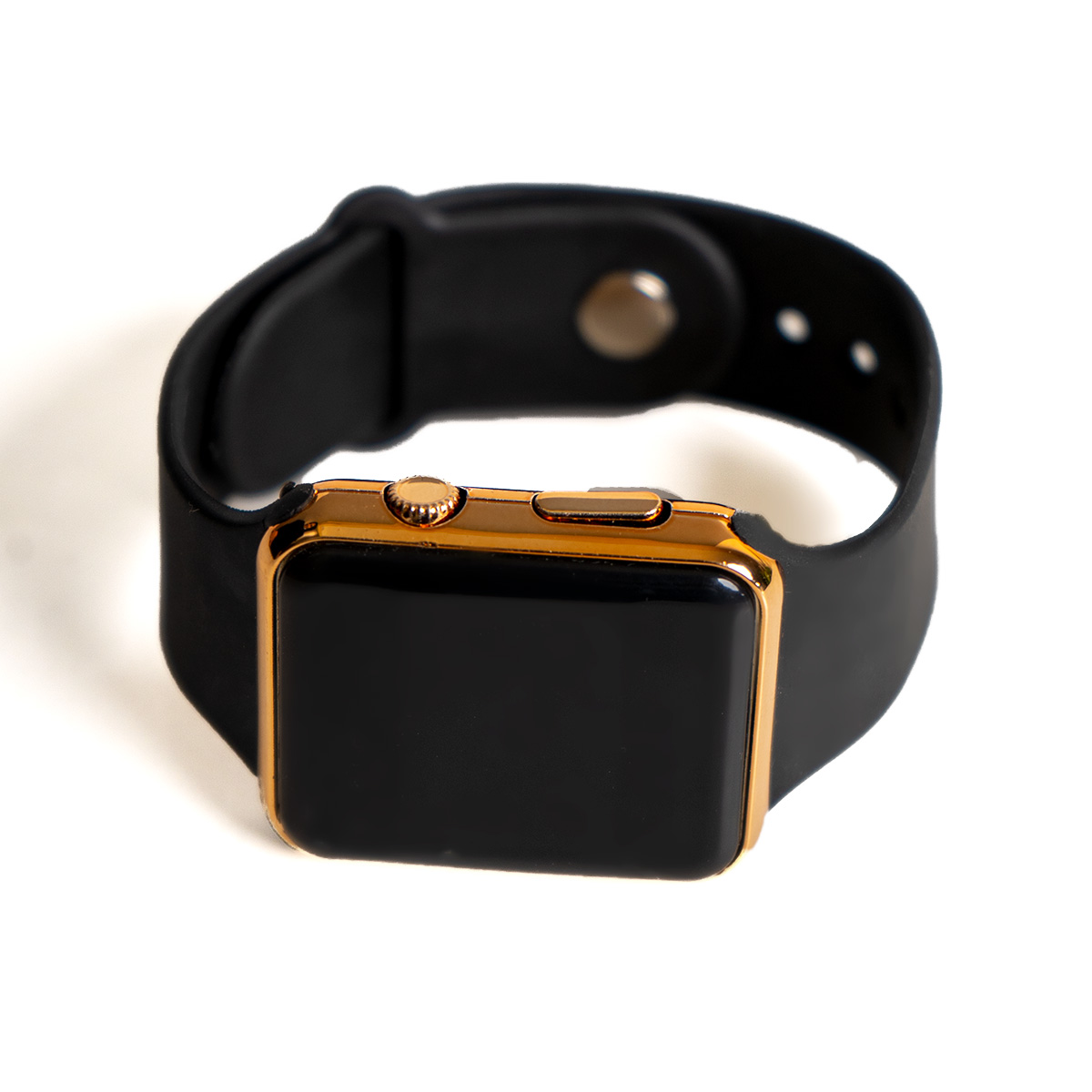 ساعت ال ای دی مشکی طلایی f450