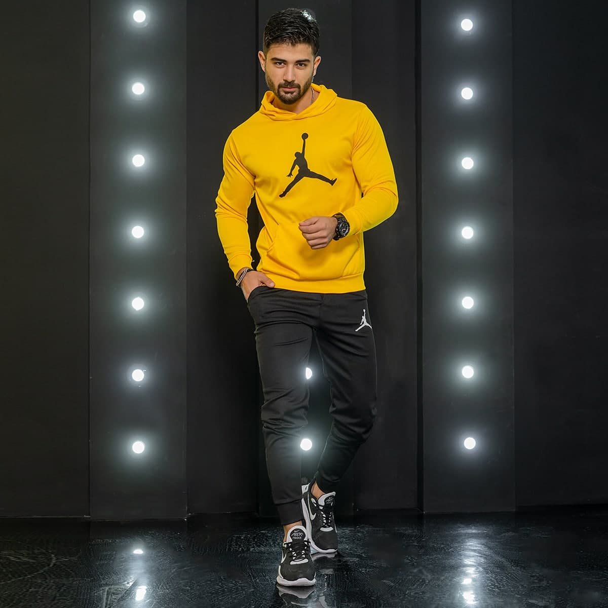 ست هودی شلوار مردانه جردن مدل Eria