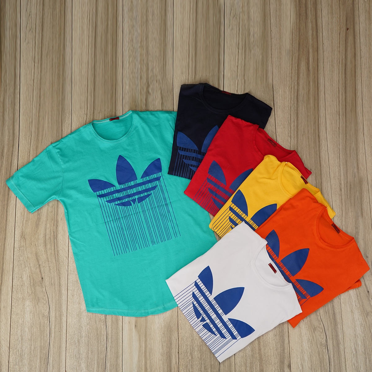 تیشرت آدیداس سرمه ای مردانه مدلAtron