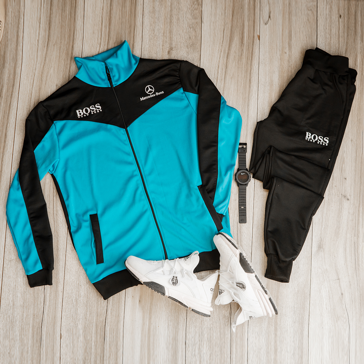 ست سوئیشرت شلوار Mercedes-Benz مردانه مدل AMG