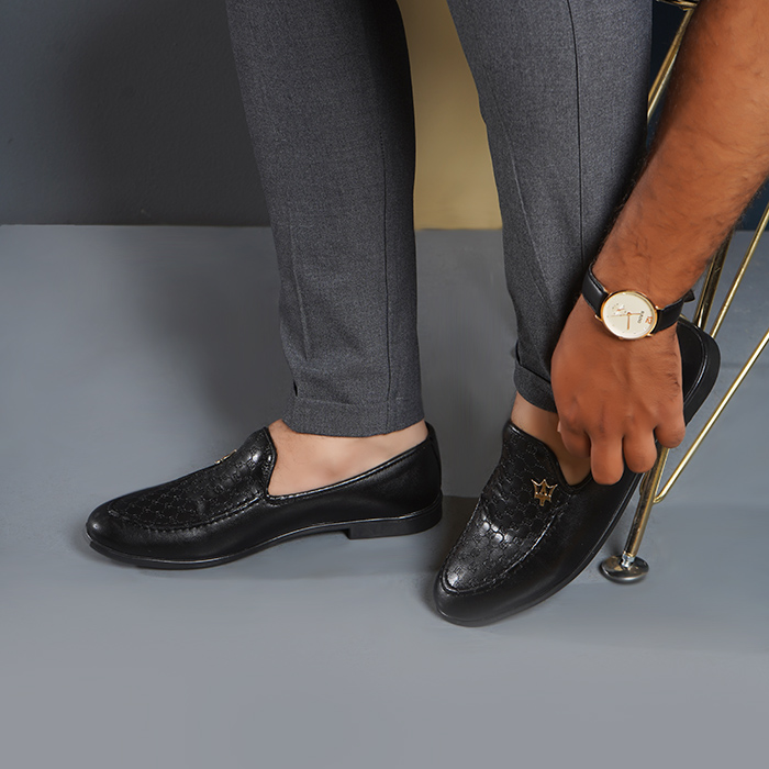 کفش کالج مازراتی مردانه مشکی مدل Manga