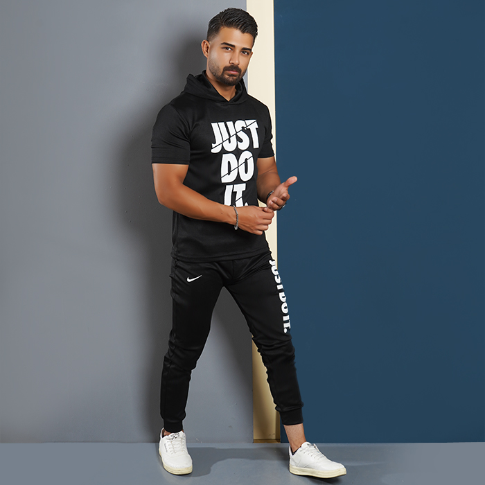 ست هودی شلوار Just Do It مردانه مدلJefri