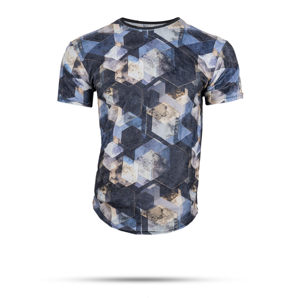 تیشرت مخمل طرحدار مردانه مدل Yani