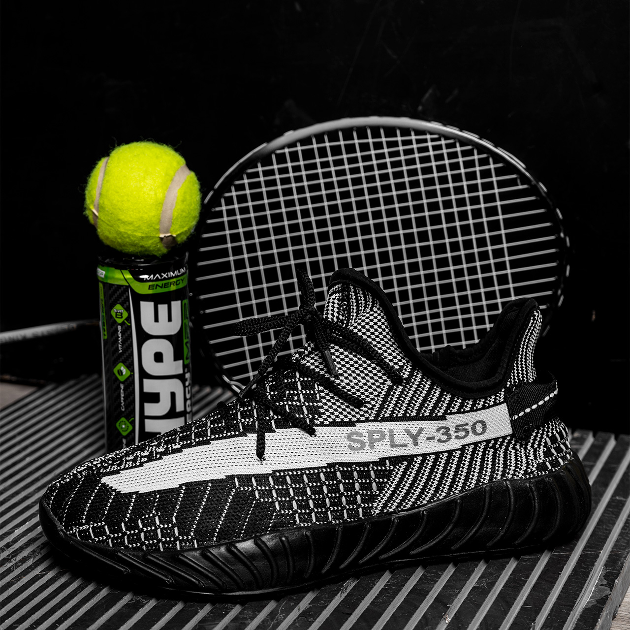 کفش Adidas مشکی مردانه مدل Yeezy 350