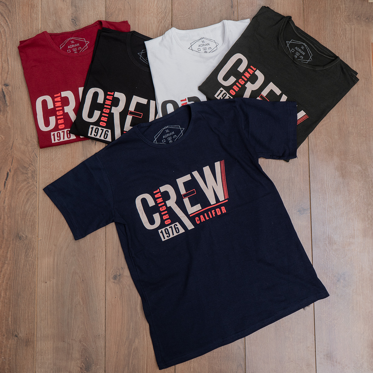 تیشرت مردانه سبز(T) مدل Crew