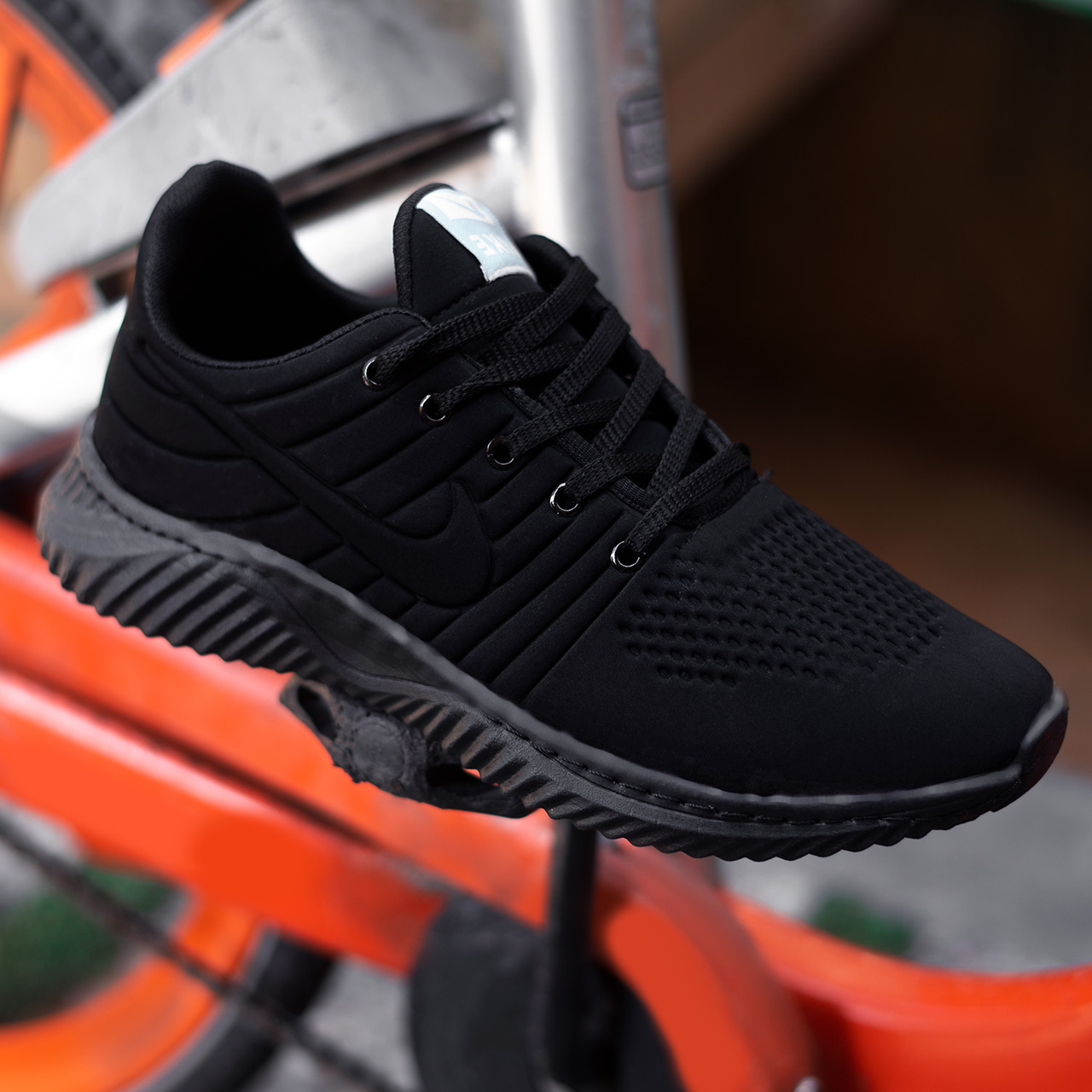 کفش ورزشی نایک مشکی زیره مشکی مدل Rota