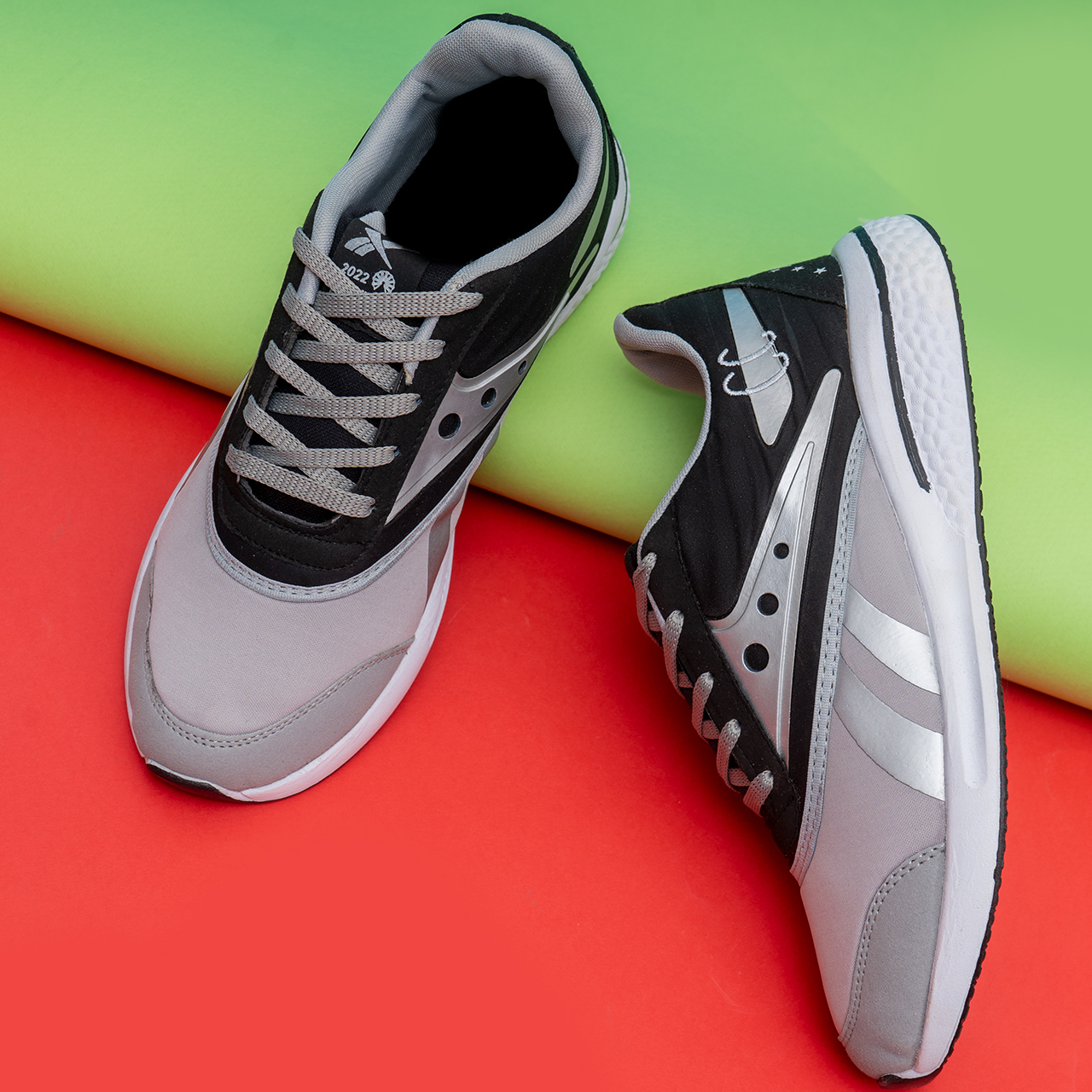 کفش ورزشی ریبوک مشکی طوسی مردانه مدل 25CC