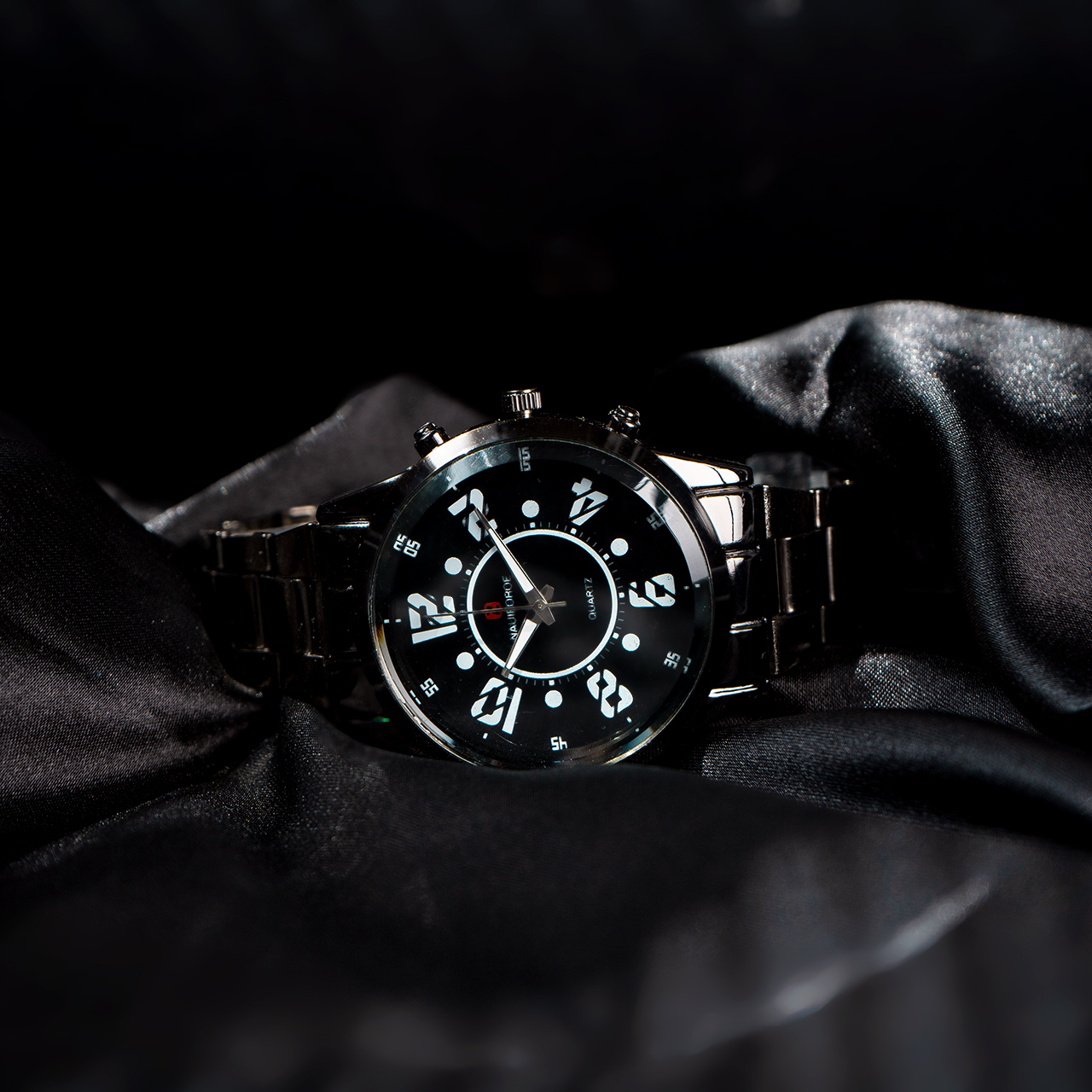 ساعت مردانه مشکی مدل Quartz