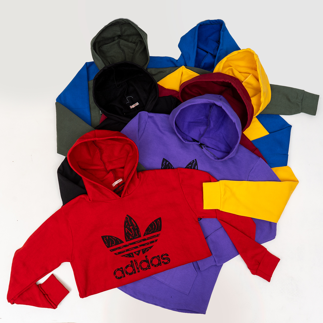 هودی Adidas مردانه بنفش مدلQs