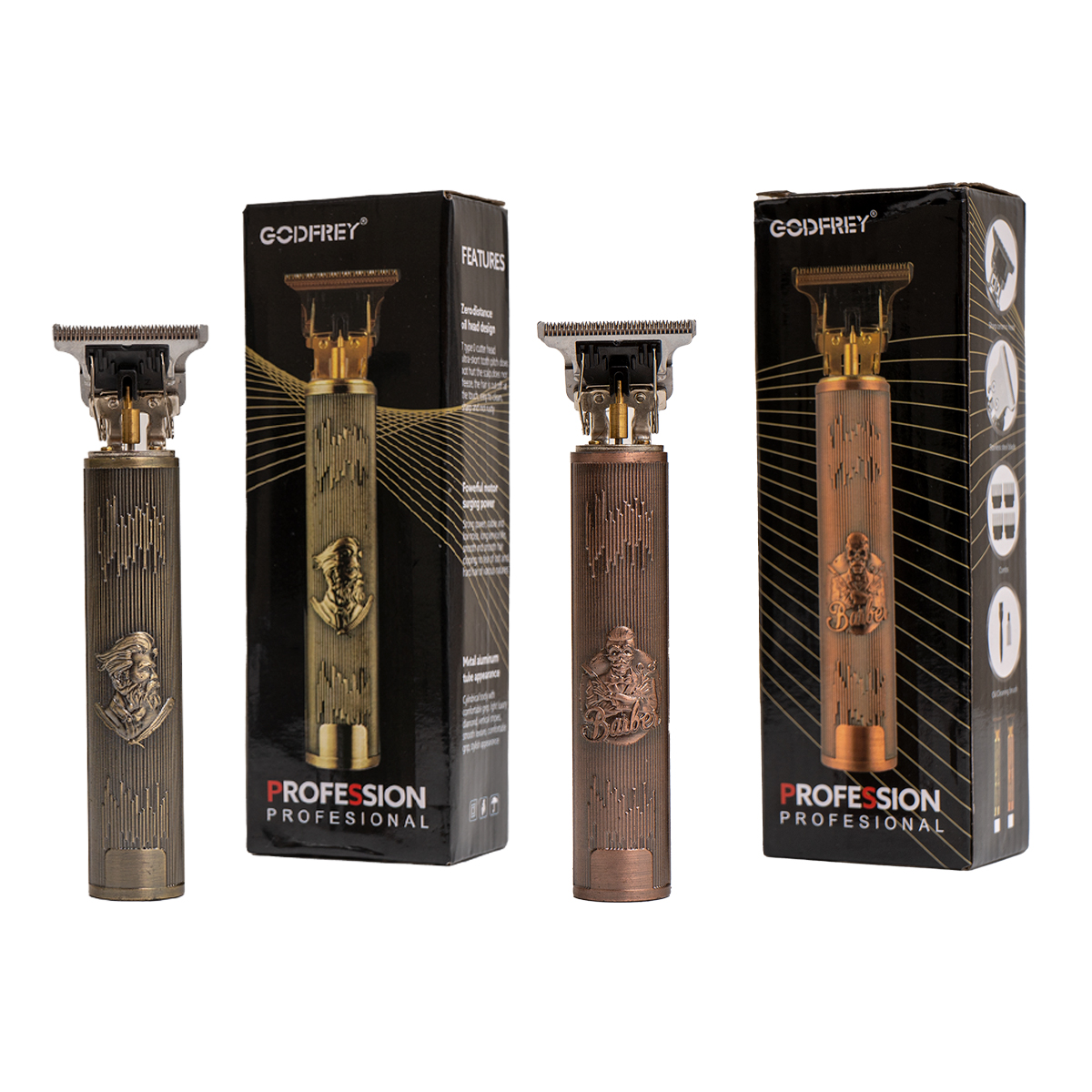 ماشین اصلاح مدل GODFREY(طرح اسکلت)