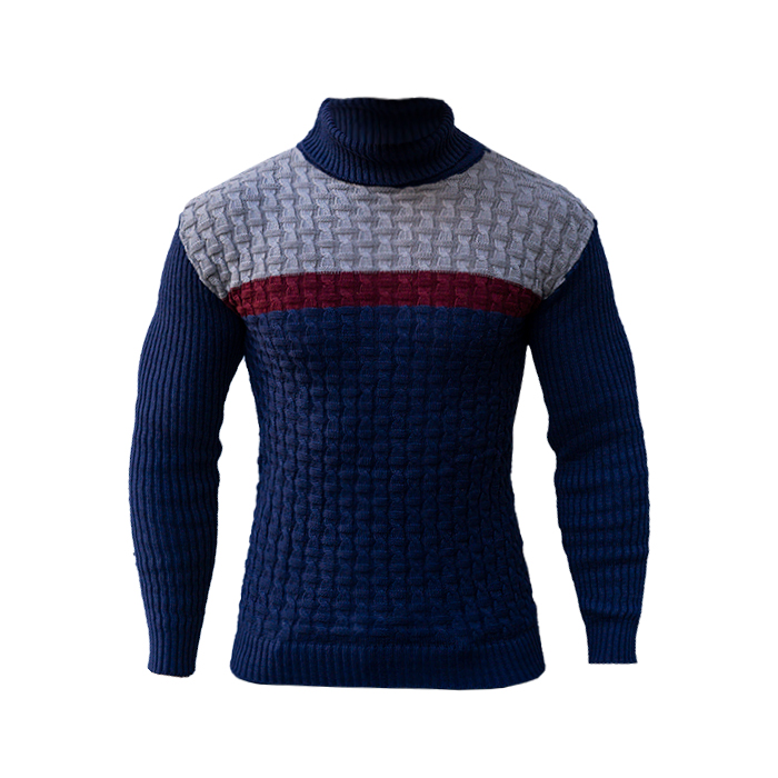پلیور مردانه طوسی سرمه ای مدل Keto