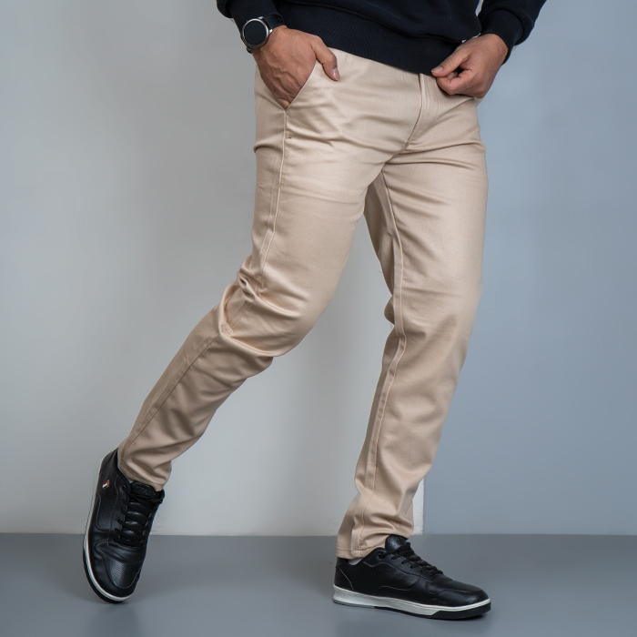 شلوار کتان کرم مردانه مدل Gucci