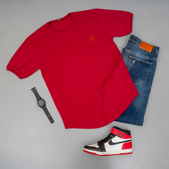 تیشرت مردانه قرمز مدل Canada