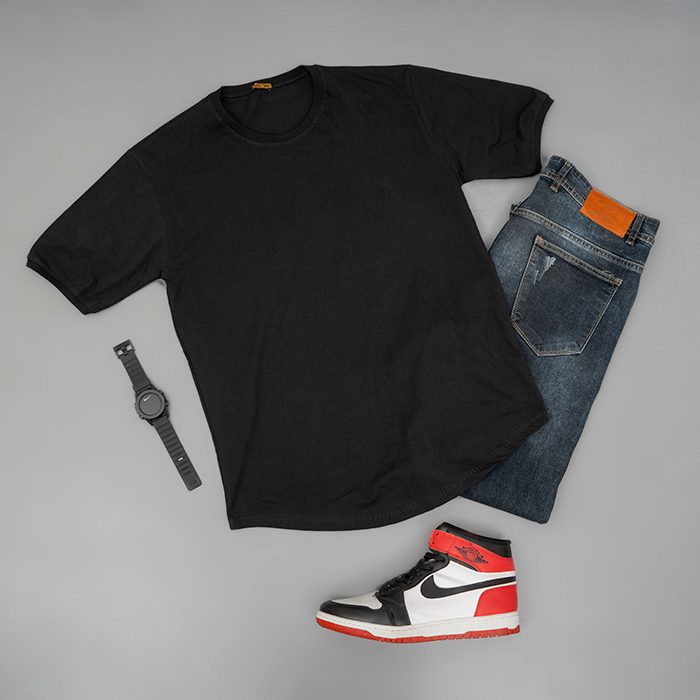 تیشرت مردانه مشکی مدل Canada