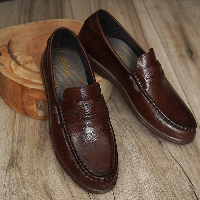 کفش کالج مردانه قهوه ای مدل Lira