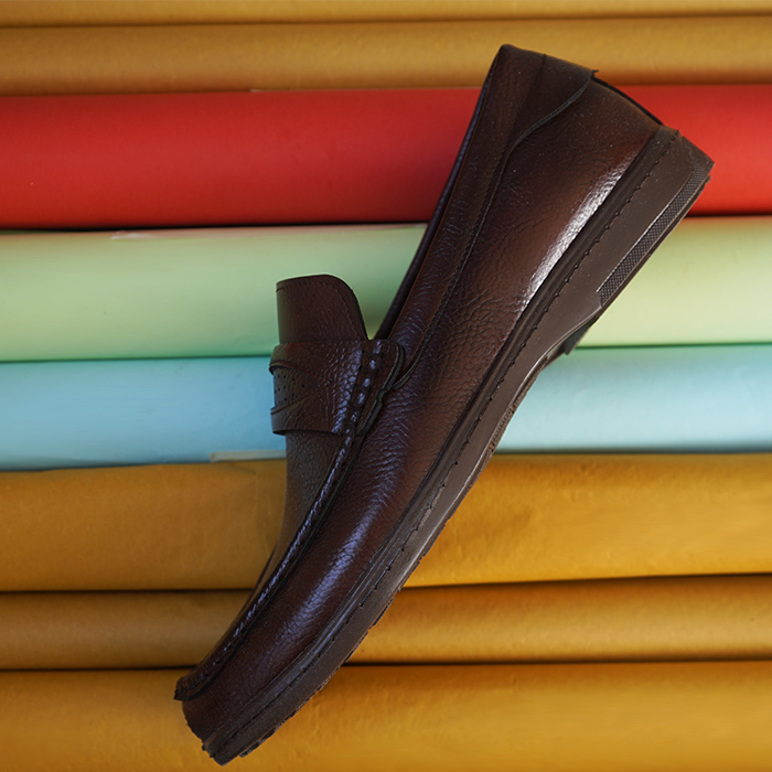 کفش کالج مردانه قهوه ای مدل Lira