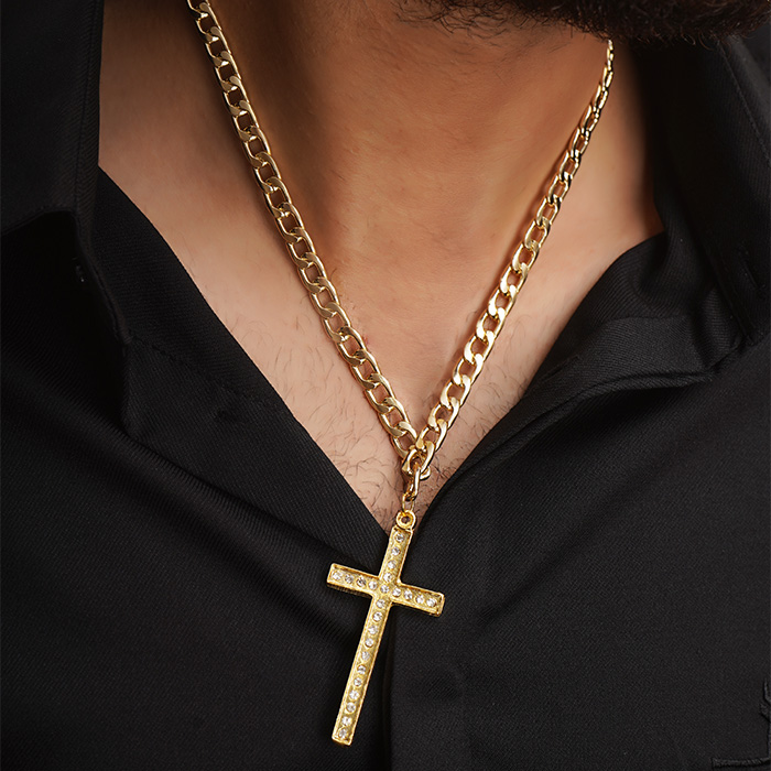 گردنبندطلایی مردانه مدل salib