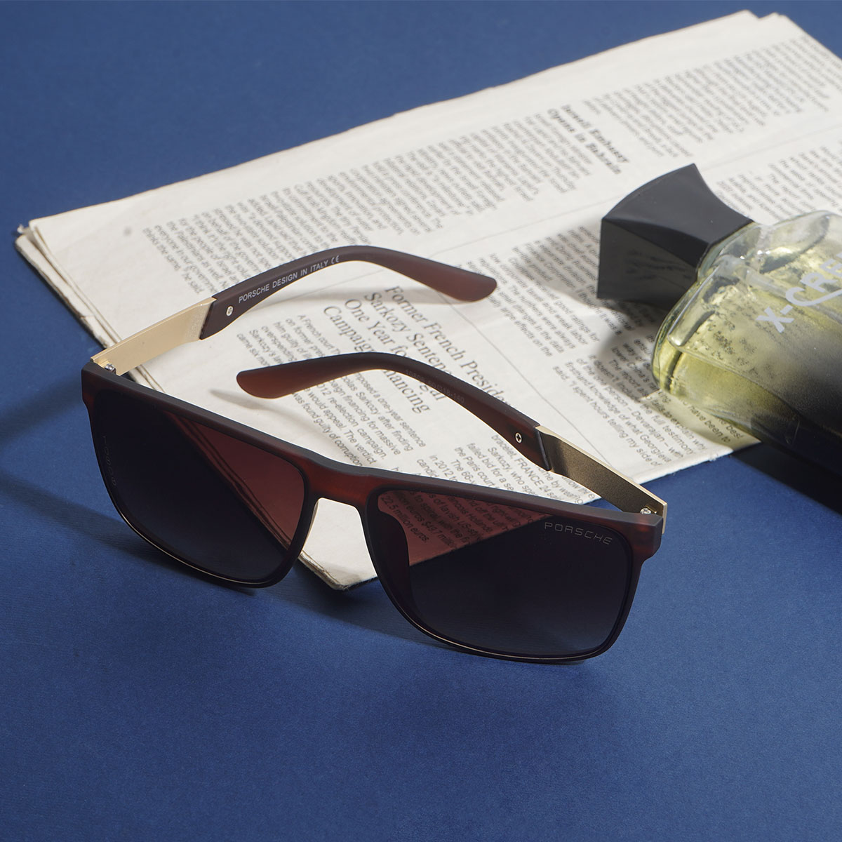 عینک قهوه ای مردانه مدل Porsche