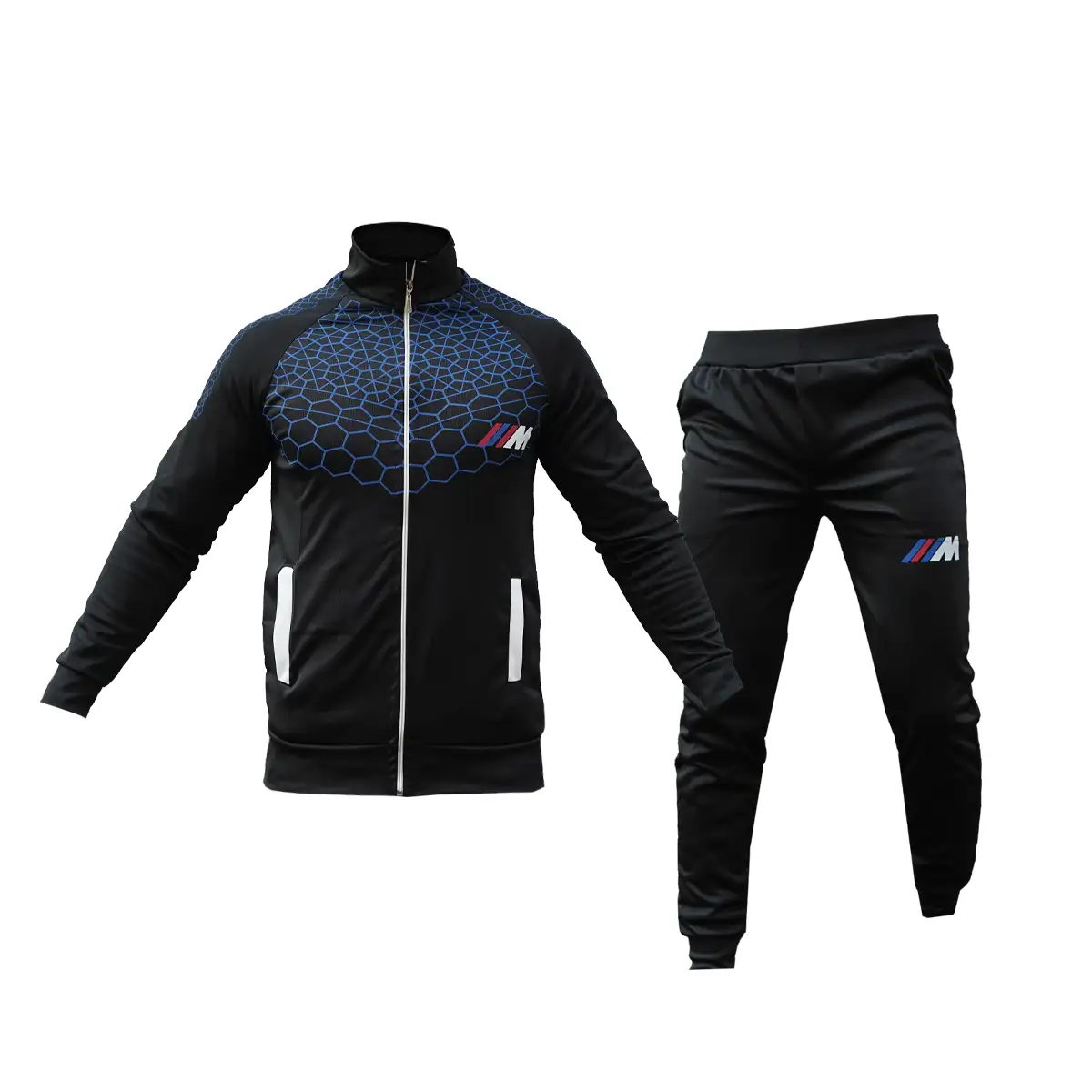 ست سوئیشرت شلوار آبی مشکی مردانه مدل matio