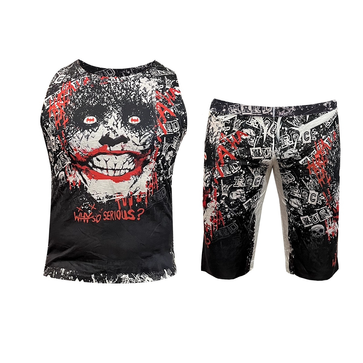 ست رکابی شلوارک مردانه مدل Joker ( 33 )