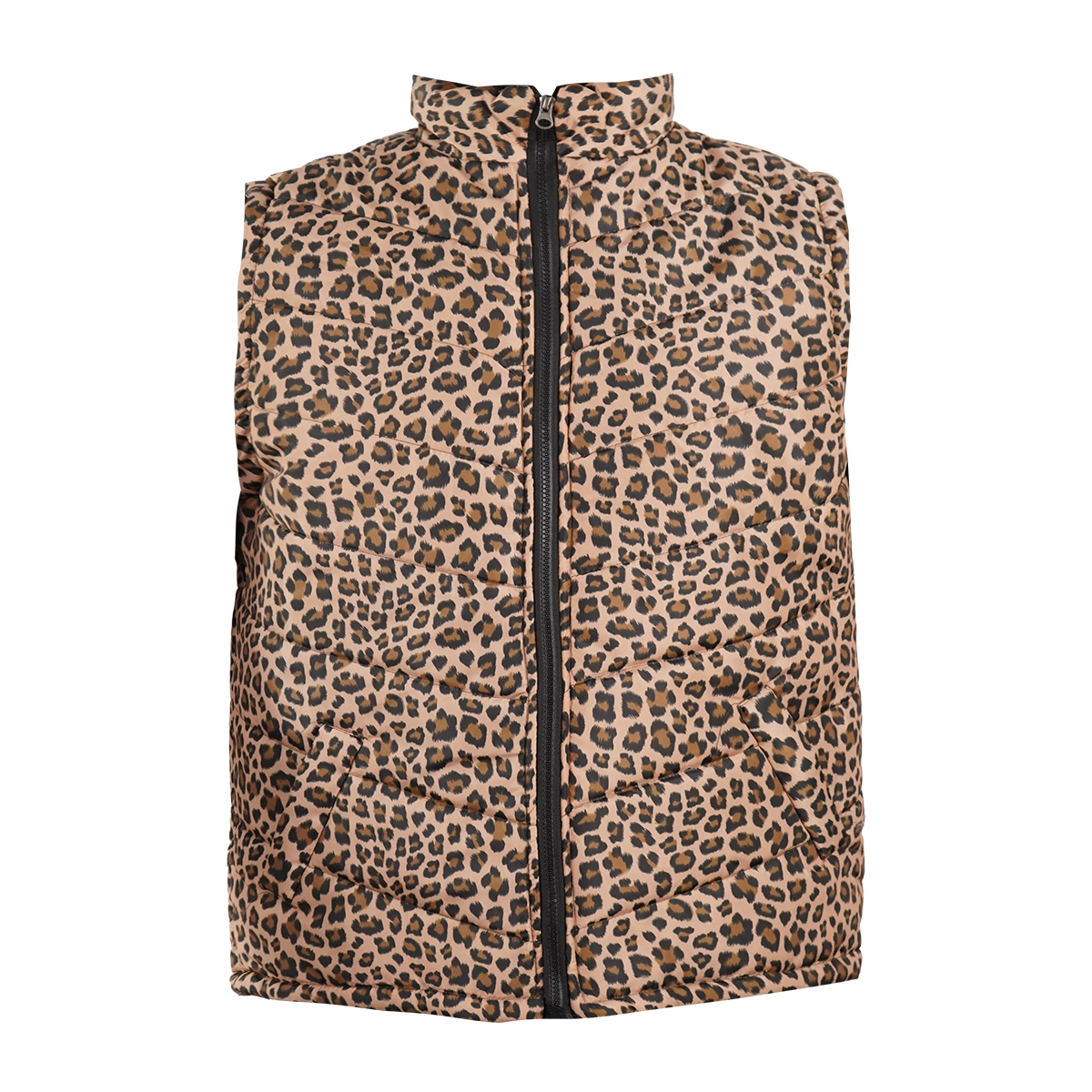 پافر قهوه ای طرح پلنگی