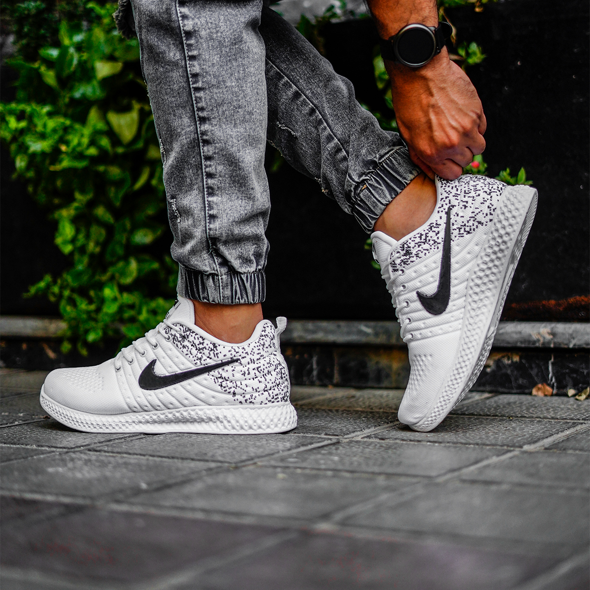 کفش ورزشی Nike مردانه سفید مدل Ganava