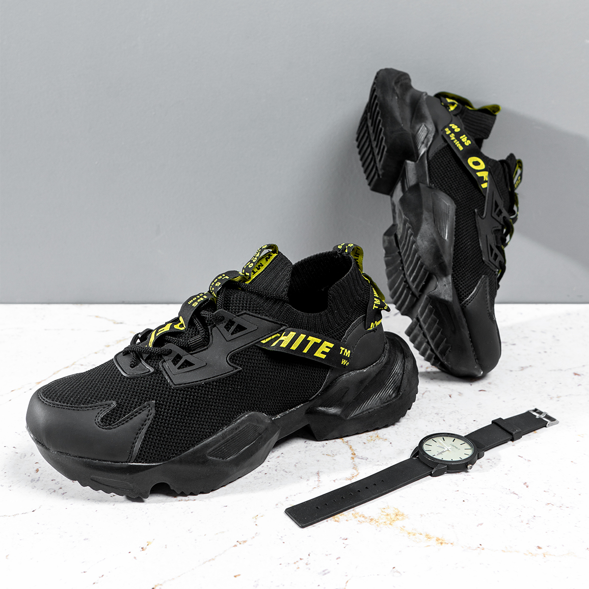 کفش ورزشی Off-White مردانه مشکی مدل Loka-