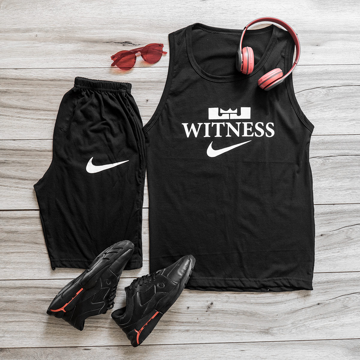 ست رکابی شلوارک Witness مردانه مدل Ravik