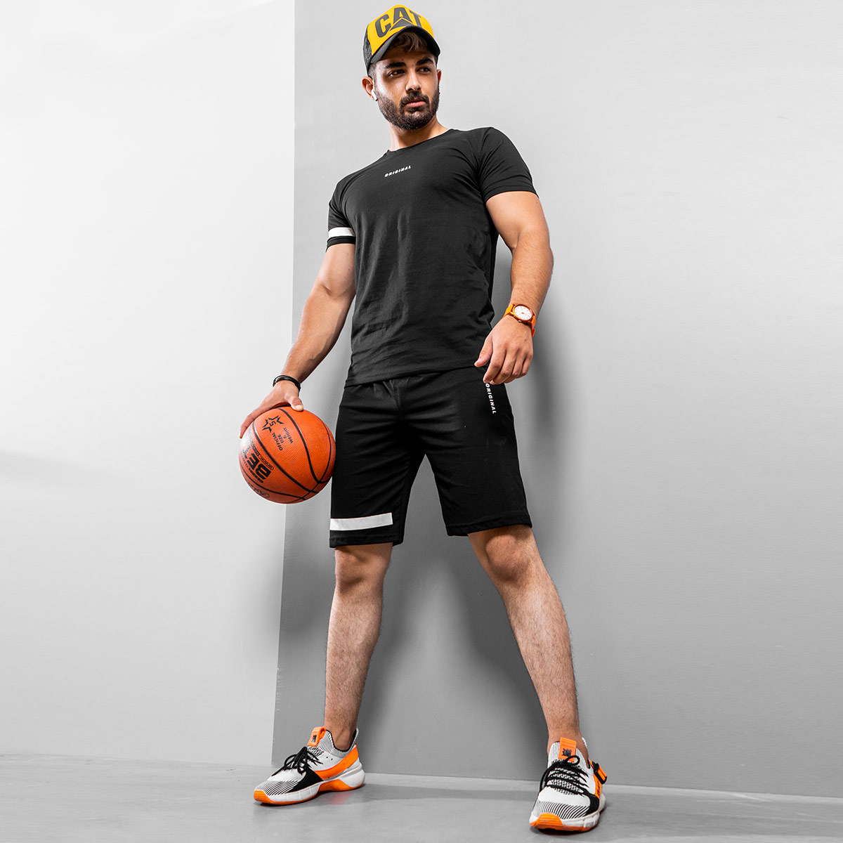 ست تیشرت شلوارک مردانه مدل Amot