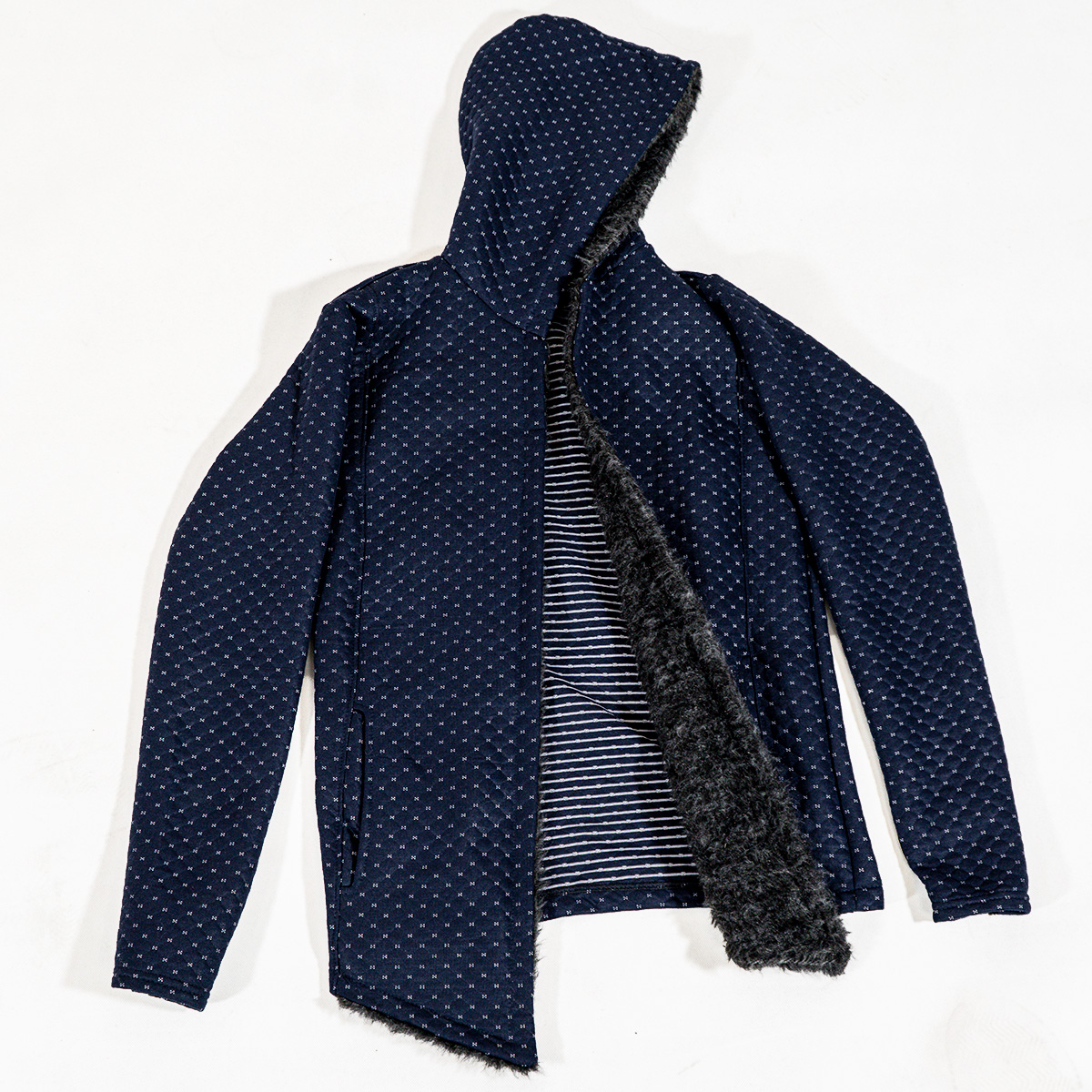 هودی دخترانه سرمه ای مدل Toran