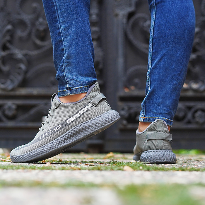 کفش ورزشی Sply-350 مردانه طوسی سفیدمدل Yogi