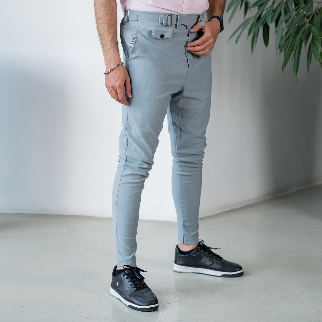 شلوار اسلش طوسی مردانه مدل Toren